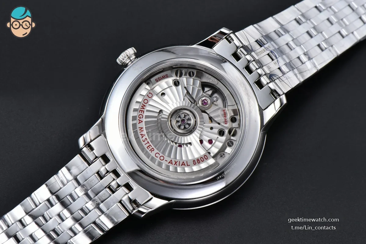 De Ville Prestige 40mm VSF Gray Dial YG Roma Marker SS Bracelet A8800