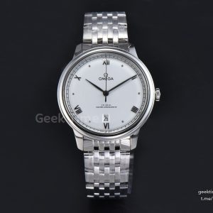 De Ville Prestige 40mm VSF White Dial Roma Marker SS Bracelet A8800