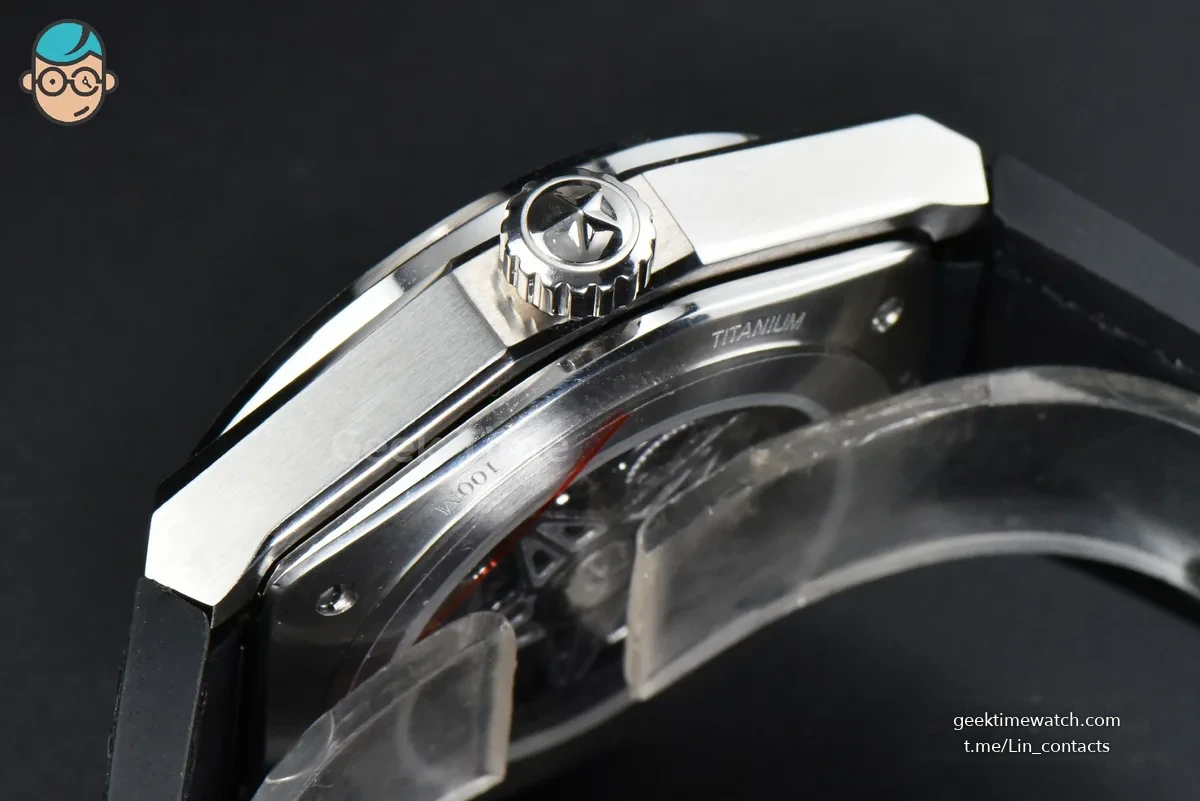 Defy Classic LF 41MM Skeleton Blue Dial Blue Gummy Strap A2892