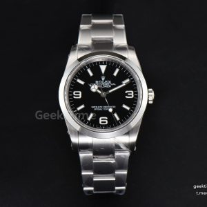 Explorer 124270 36mm 316L BPF Black Dial SS Bracelet VR3230