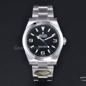 Explorer I 224270 39mm 904L SS Clean Black Dial SS Bracelet VR3230