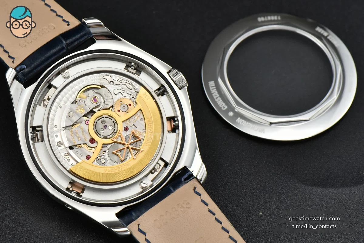 Fiftysix Complete Calendar SS 40mm ZF Blue Dial Blue Leather Strap A2460