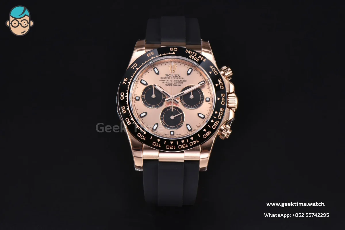 Daytona 116515 RG ZF RG Black Subdial Oysterflex Strap SH4130