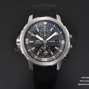 Aquatimer 42mm RSF Black Dial Black Rubber Strap A2892