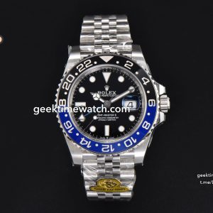 GMT Master 126710 BLNR Batgirl Gold Factory Blue/Black Bezel Jubilee bracelet V4