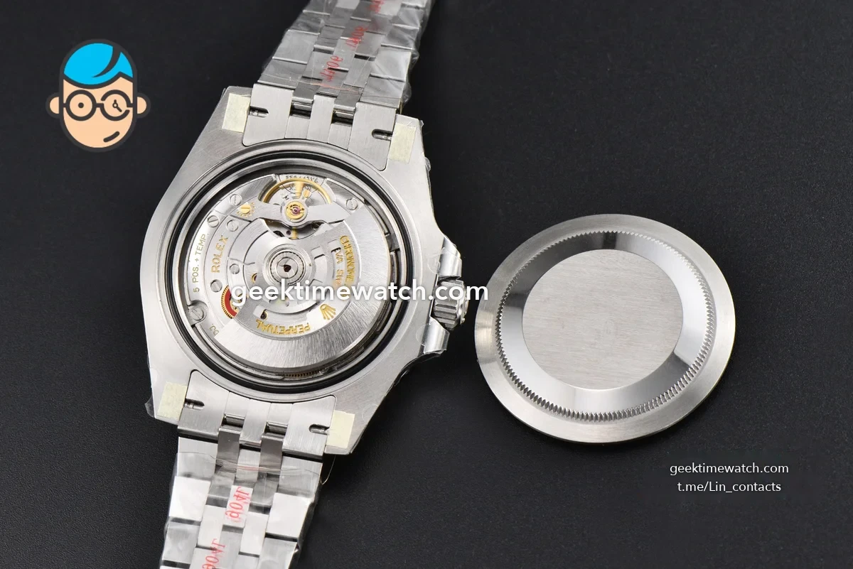 GMT Master 126710 BLNR Batgirl Gold Factory Blue/Black Bezel Jubilee bracelet V4