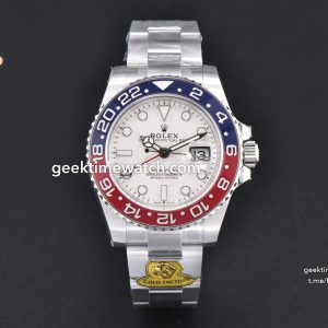 GMT Master 126710 BLRO Pepsi Gold Factory Meteorite  Red/Blue Bezel Jubilee Bracelet V4 Weighted
