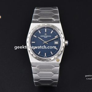 Historiques 222 SS PPF Blue Dial on SS Bracelet A2455