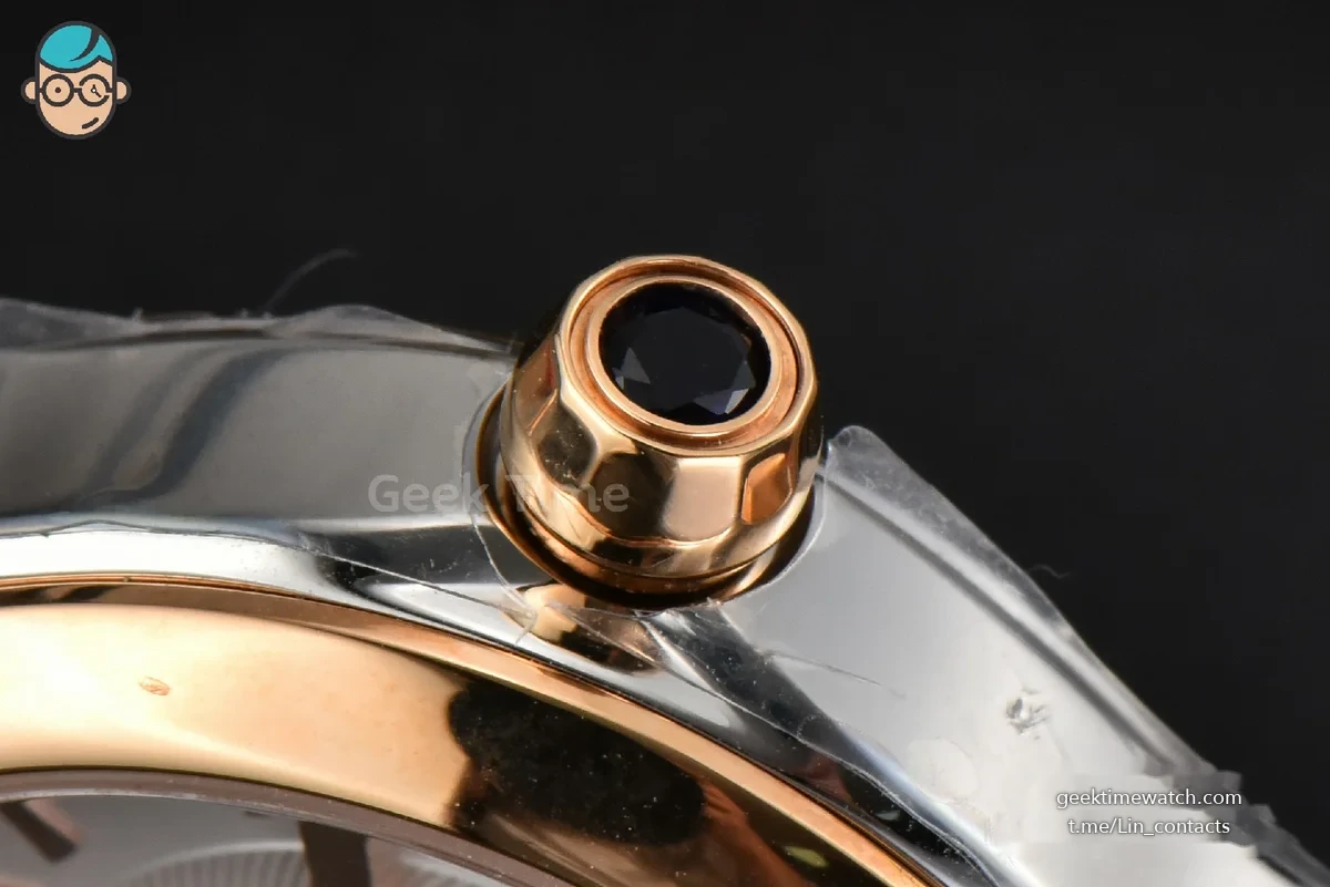 Happy Sport Automatic RG/SS 33mm HWF White Dial Red Leather Starp A2892