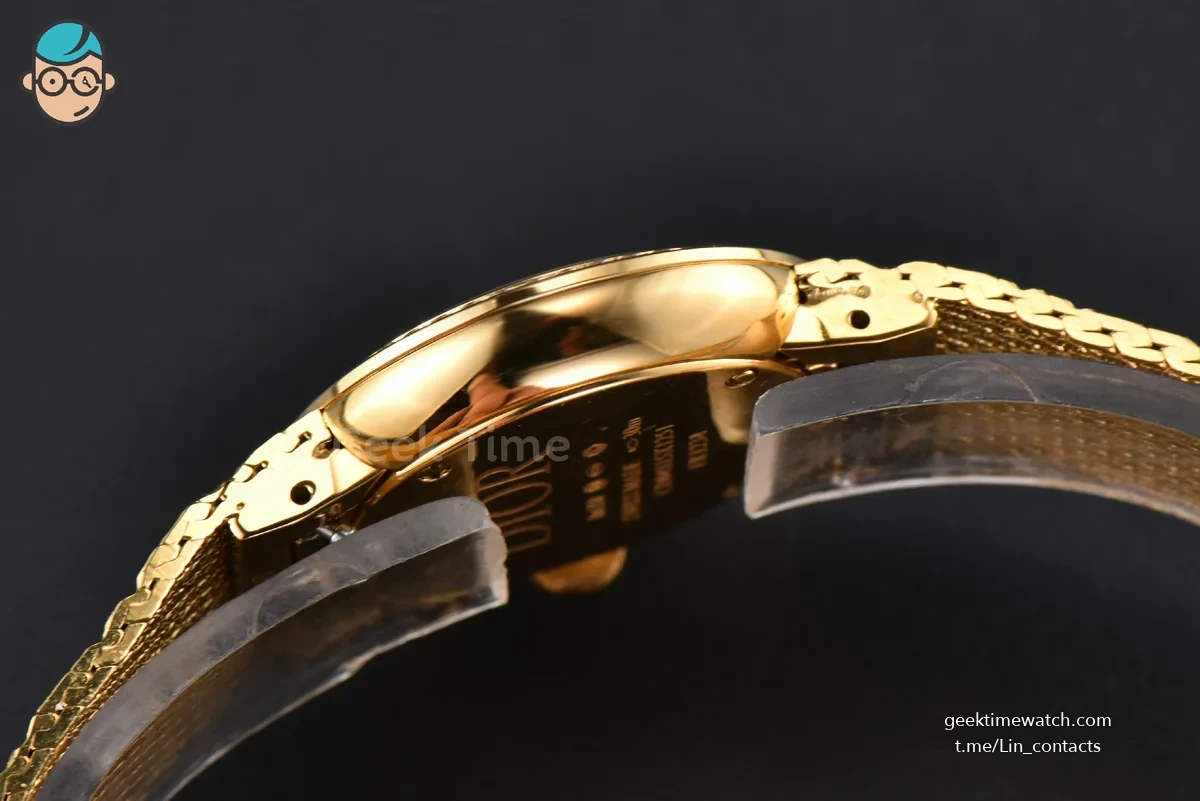 La D My Dior 25mm K11F Diamond Gold Dial Quartz