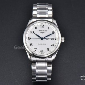 Longines Master Automatic 40mm LGF White Dial SS Bracelet