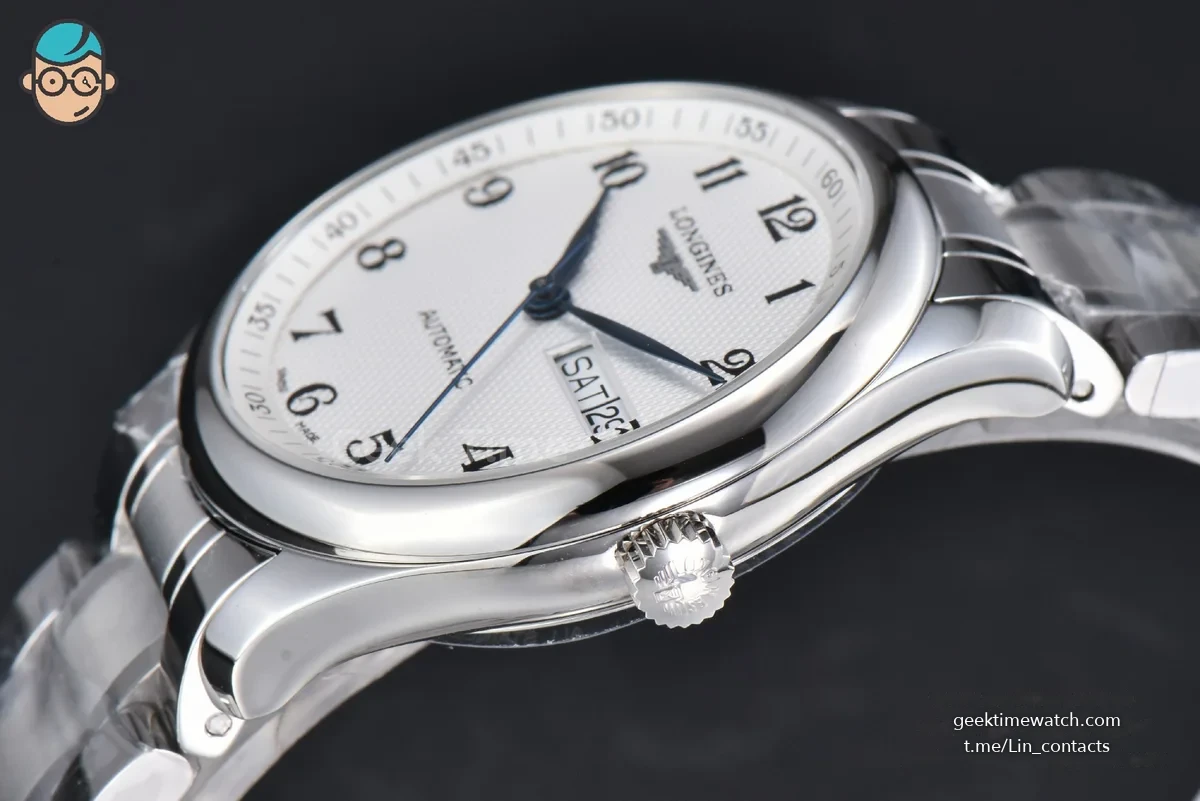 Longines Master Automatic 40mm LGF White Dial SS Bracelet