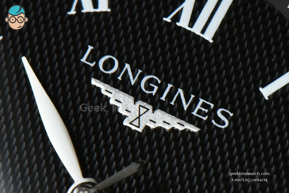 Longines Master Moonphase 40MM GF Black Dial Roma Marker SS Bracelet A899