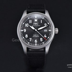 Mark XX IWC0561 40mm M+F Grey Dial Ti Case Black Nylon Strap MY9015