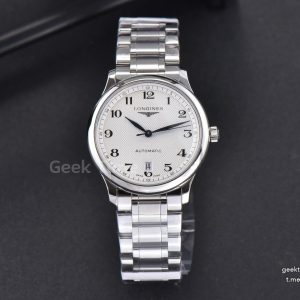Master Collection KZF 38MM White Textured Dial SS Bracelet A2892