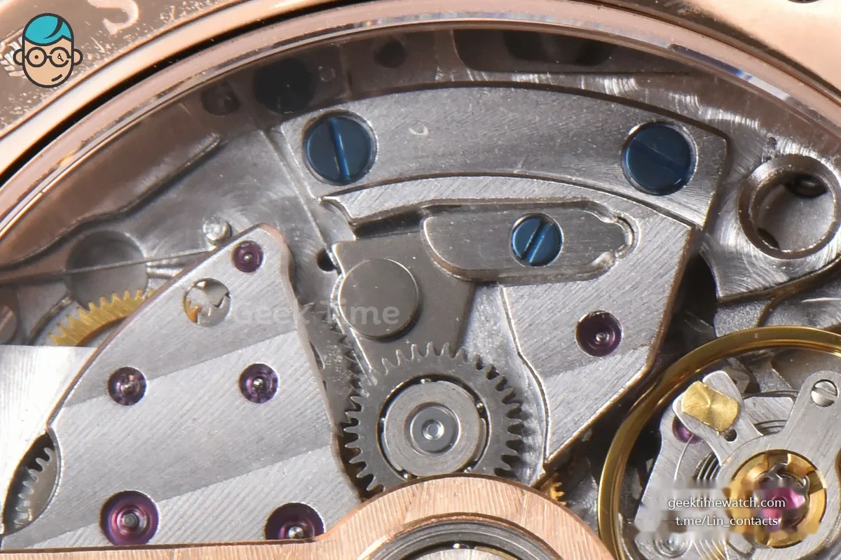 Master Ultra Thin Moonphase 1362501 APSF 39MM RG Diamond White Dial Brown Leather Strap SA925