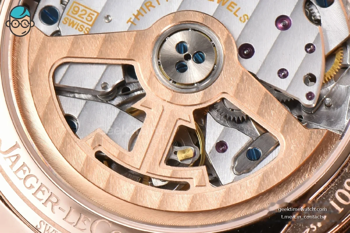 Master Ultra Thin Moonphase 1362501 APSF 39MM RG Diamond White Dial Brown Leather Strap SA925