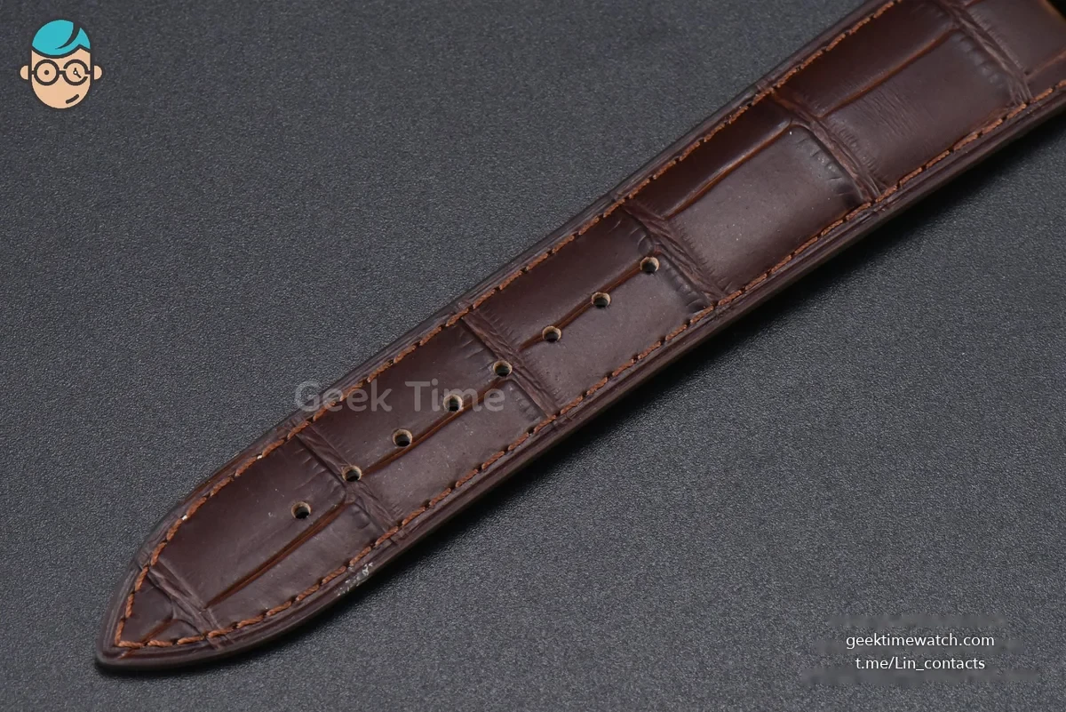 Master Ultra Thin Moonphase 1362520 ZF 39MM RG White Dial Brown Leather Strap A925 V3