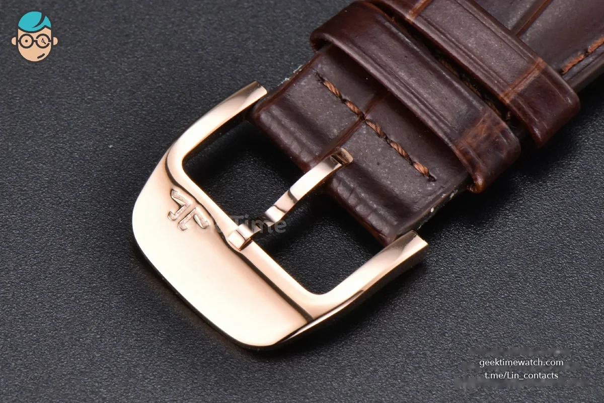 Master Ultra Thin Moonphase 1362520 ZF 39MM RG White Dial Brown Leather Strap A925 V3