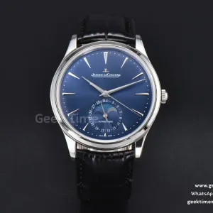 Master Ultra Thin Moonphase 1368480 APSF 39MM Blue Dial Leather Strap SA925