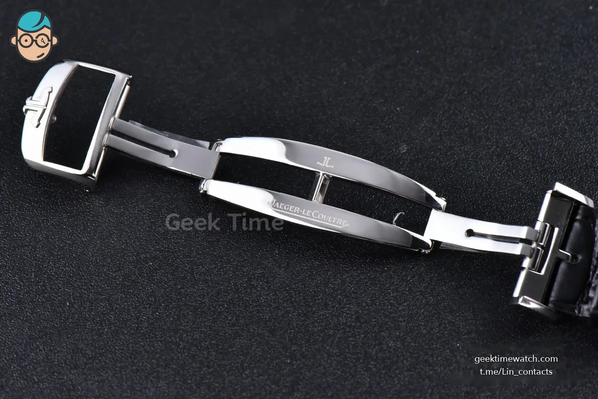 Master Ultra Thin Réserve de Marche 1378420 ZF 39MM Silver Dial Black Leather Strap A938