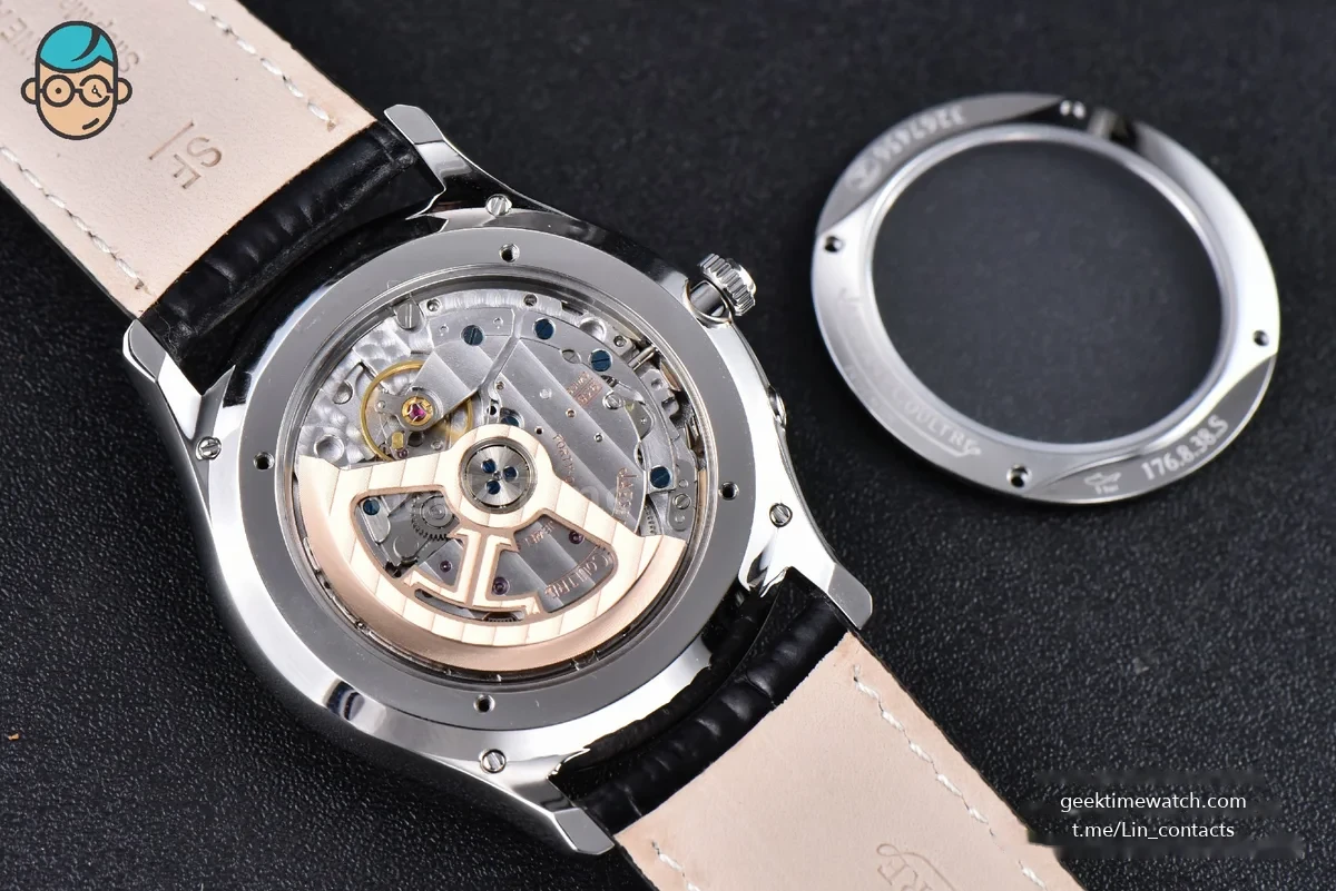 Master Ultra Thin Réserve de Marche 1378420 ZF 39MM Silver Dial Black Leather Strap A938