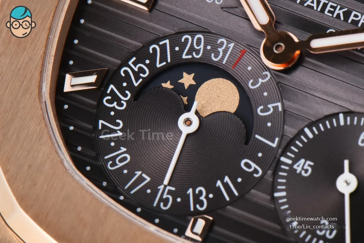 Nautilus 5712 40mm PPF RG Black Dial RG Bracelet A240 V4