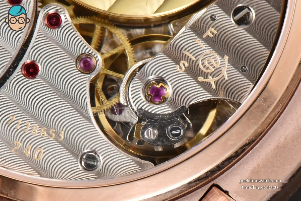 Nautilus 5712 40mm ZF RG Brown Dial Brown Leather Strap A240 V4