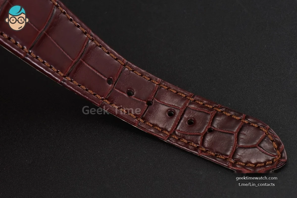 Nautilus 5712 40mm ZF RG Brown Dial Brown Leather Strap A240 V4