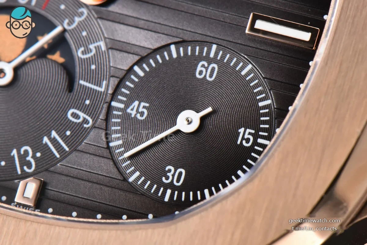 Nautilus 5712/R 40mm PPF RG Brown Dial Brown Leather Strap A240 Super Clone V2