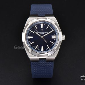 Overseas 4500V 41mm ZF Blue Dial Blue Rubber Strap A5100