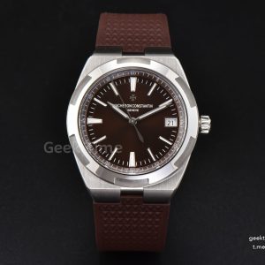 Overseas 4500V 41mm ZF Brown Dial Brown Rubber Strap A5100