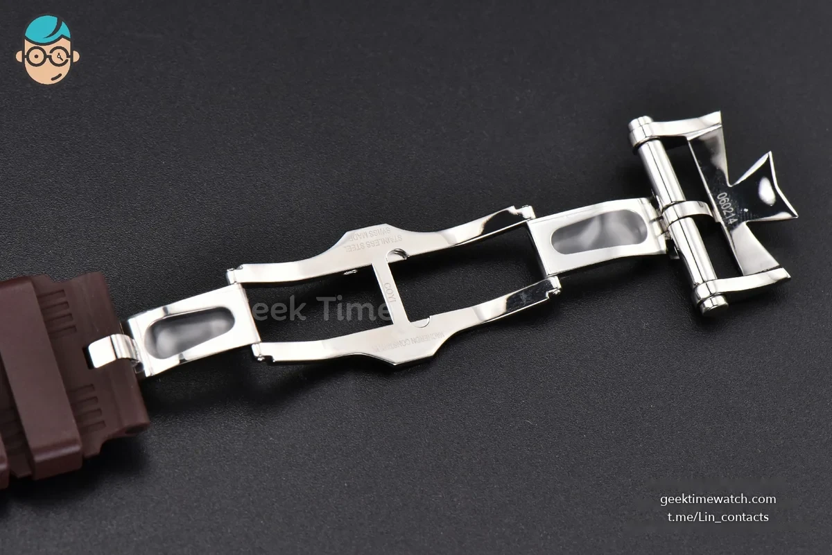 Overseas 4500V 41mm ZF Brown Dial Brown Rubber Strap A5100