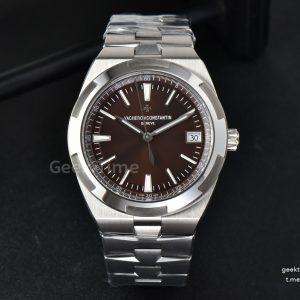 Overseas 4500V 41mm ZF Brown Dial SS Bracelet A5100