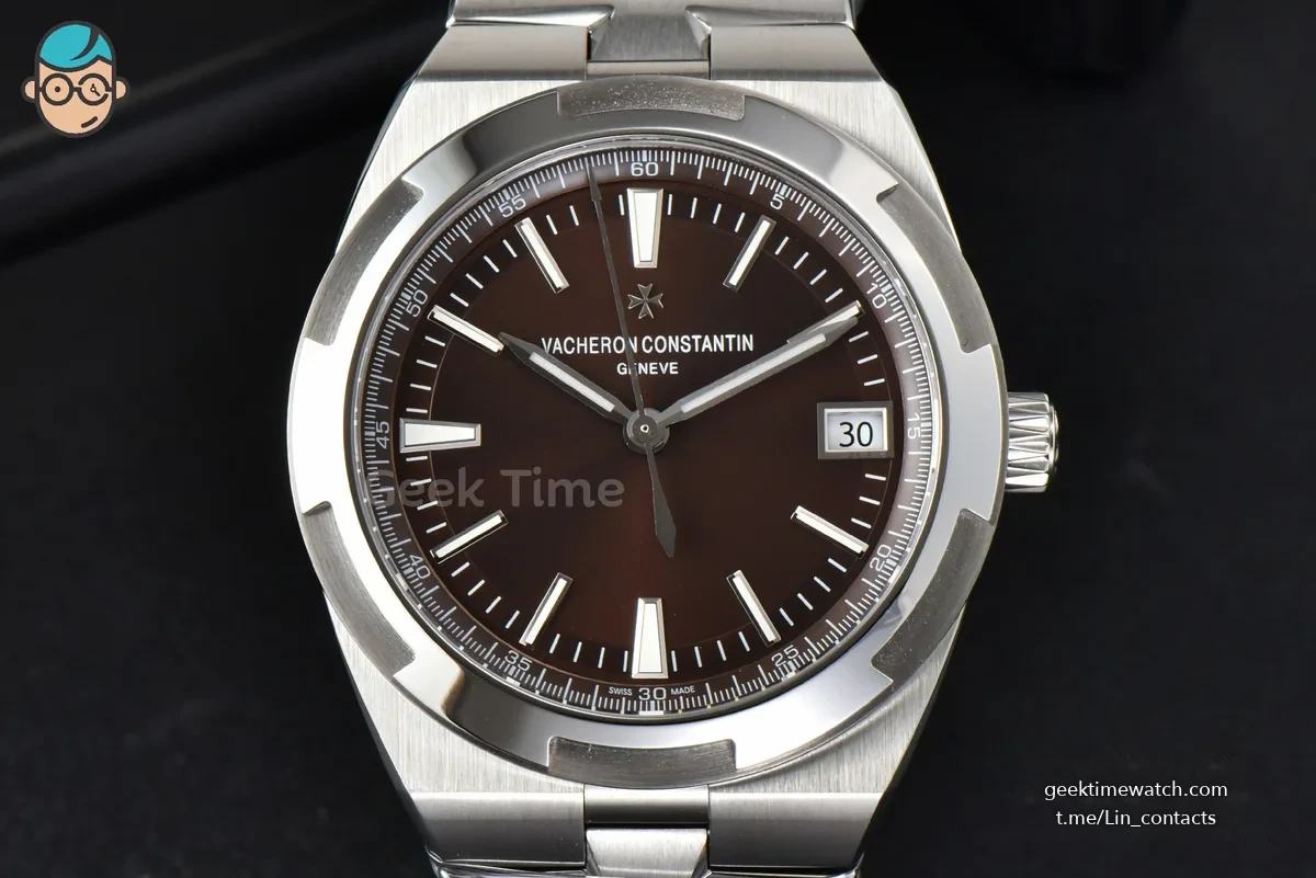 Overseas 4500V 41mm ZF Brown Dial SS Bracelet A5100