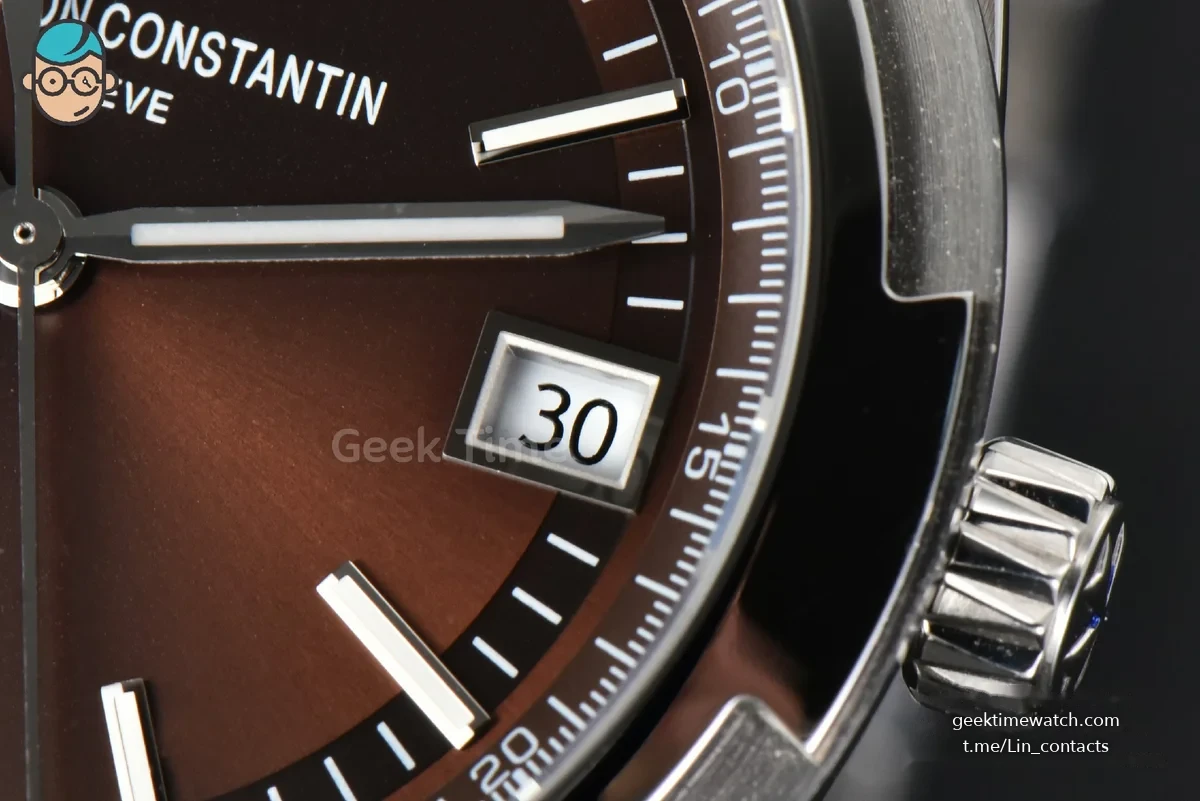 Overseas 4500V 41mm ZF Brown Dial SS Bracelet A5100