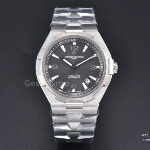 Overseas 47040 42mm PPF Gray Dial SS Bracelet A1226