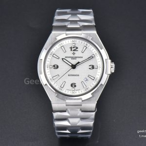 Overseas 47040 42mm PPF White Dial SS Bracelet A1226