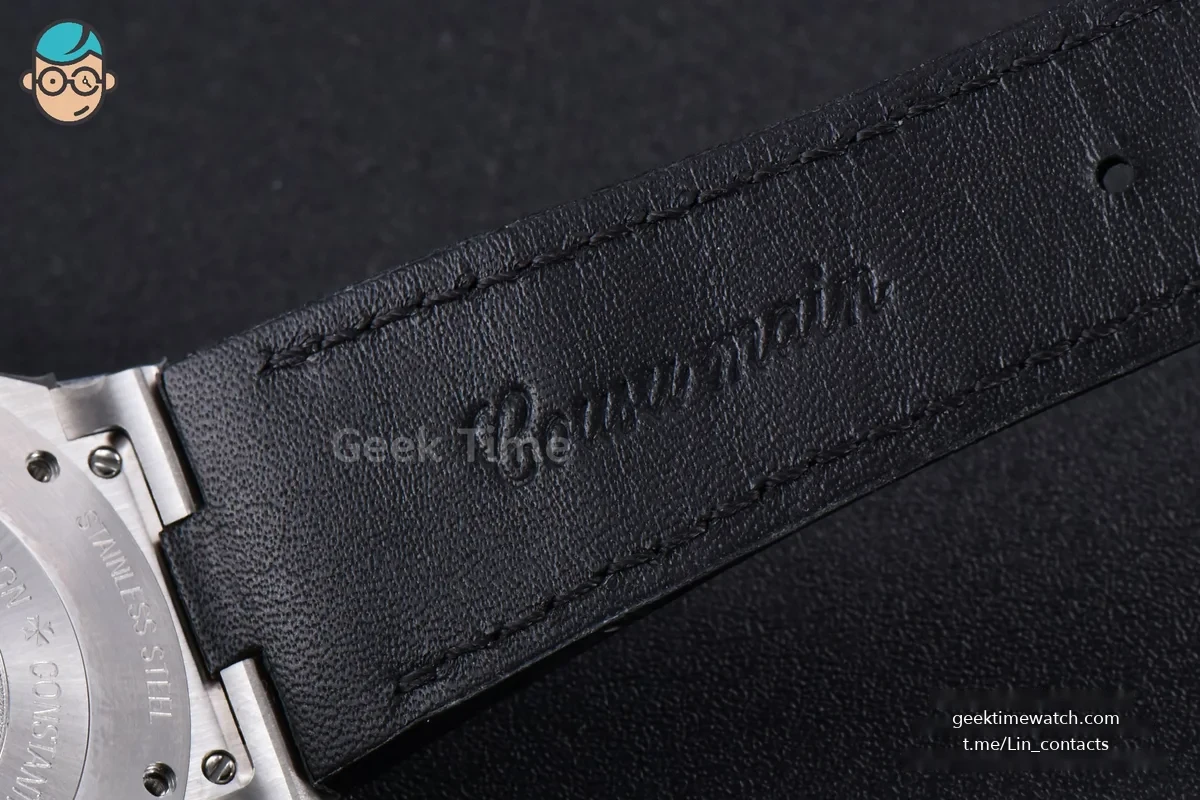 Overseas 47040 MKF 42MM Gray Dial Leather Strap 9015