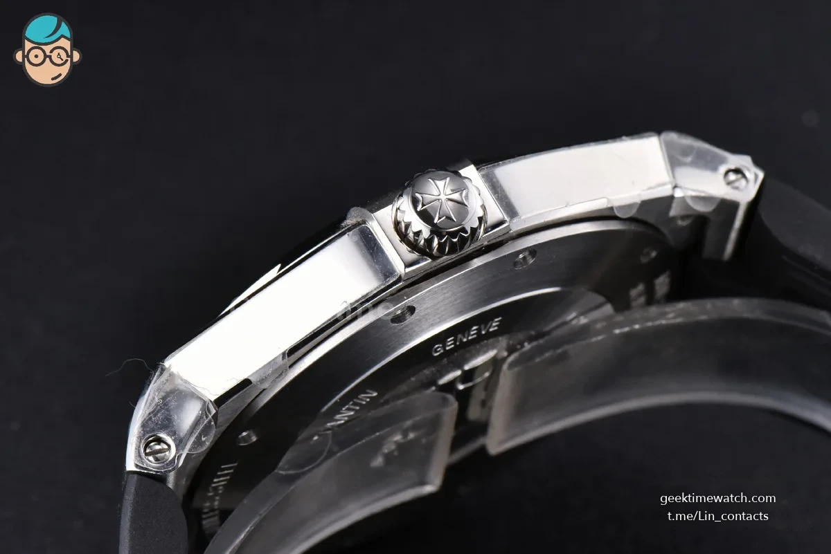 Overseas 47040 MKF 42MM Gray Dial Rubber Strap 9015