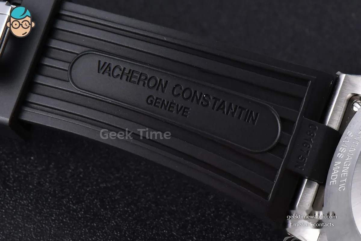 Overseas 47040 MKF 42MM Gray Dial Rubber Strap 9015