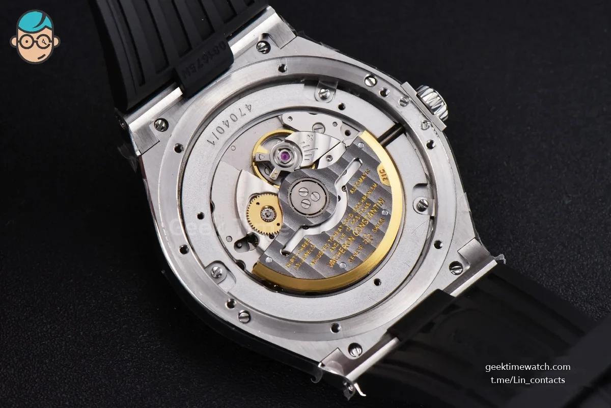 Overseas 47040 MKF 42MM Gray Dial Rubber Strap 9015
