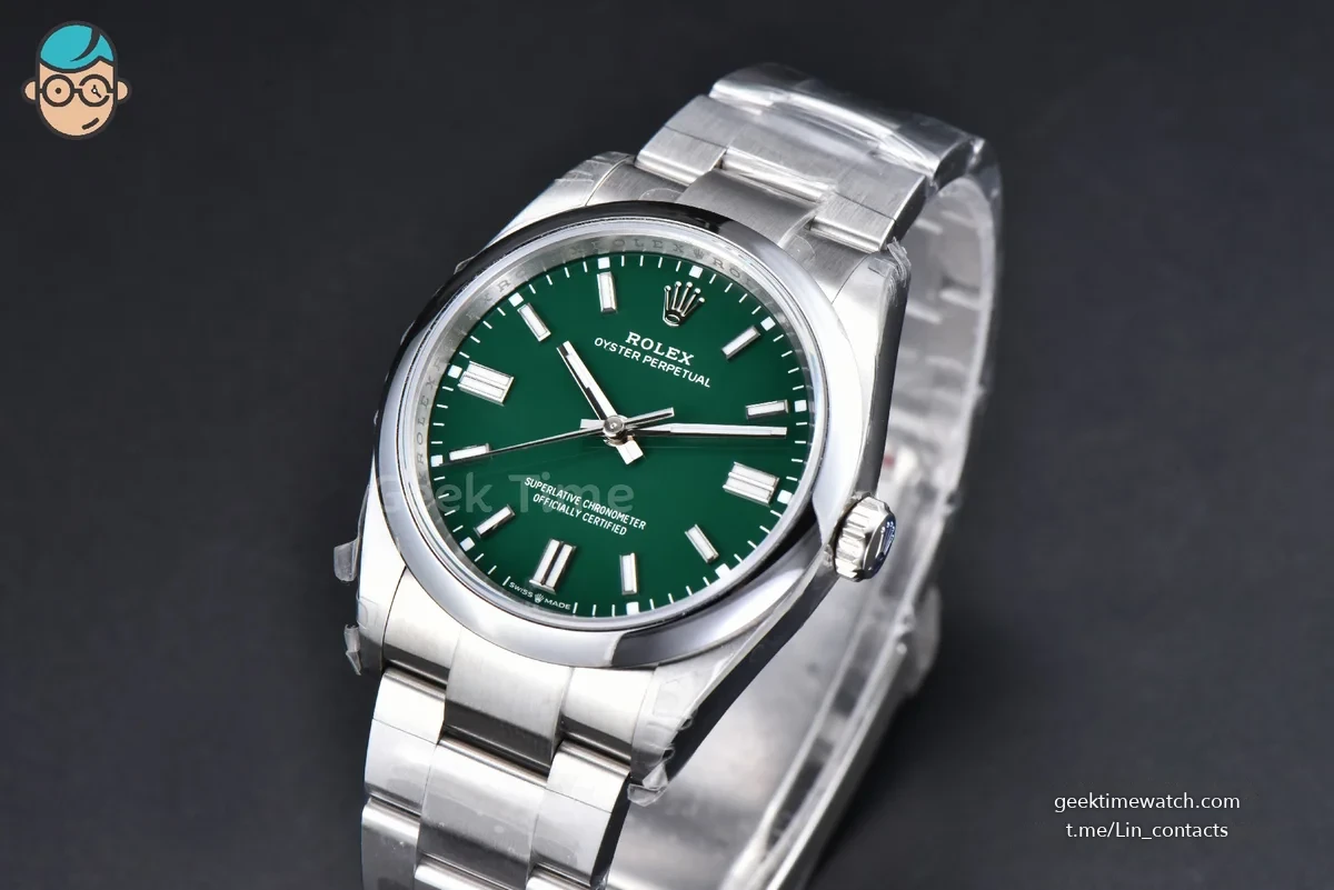 Oyster Perpetual 126000 36mm VSF 904L Green Dial Bracelet VS3230