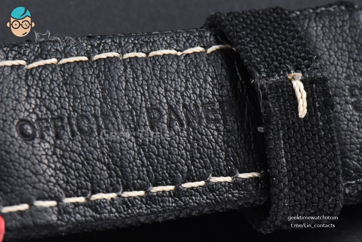 PAM1025 TTF 44MM Black Dial Black Nato Strap P9010