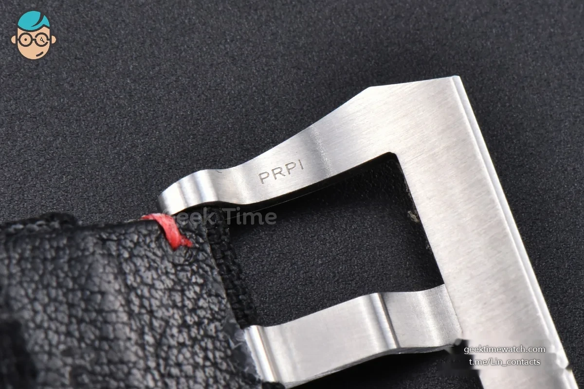 PAM1025 TTF 44MM Black Dial Black Nato Strap P9010