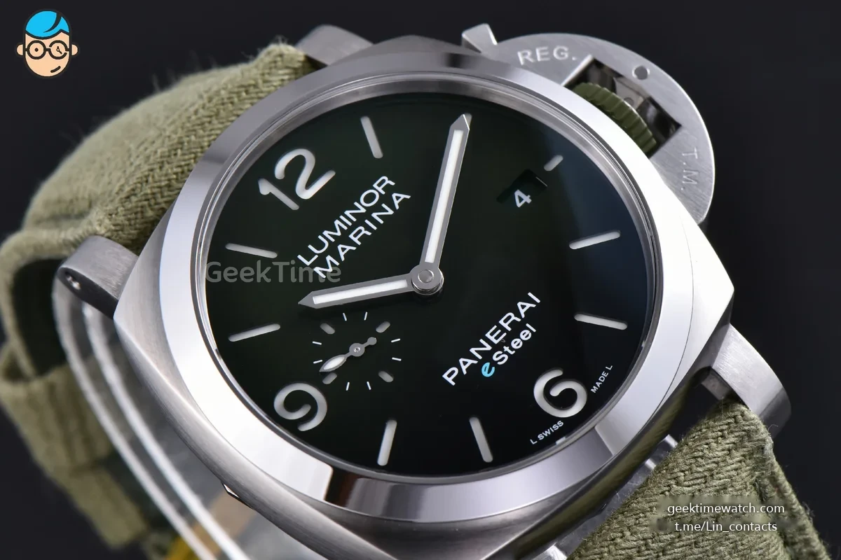 PAM1356 Luminor Marina 44mm VSF Green Dial Green Nylon Strap P9010