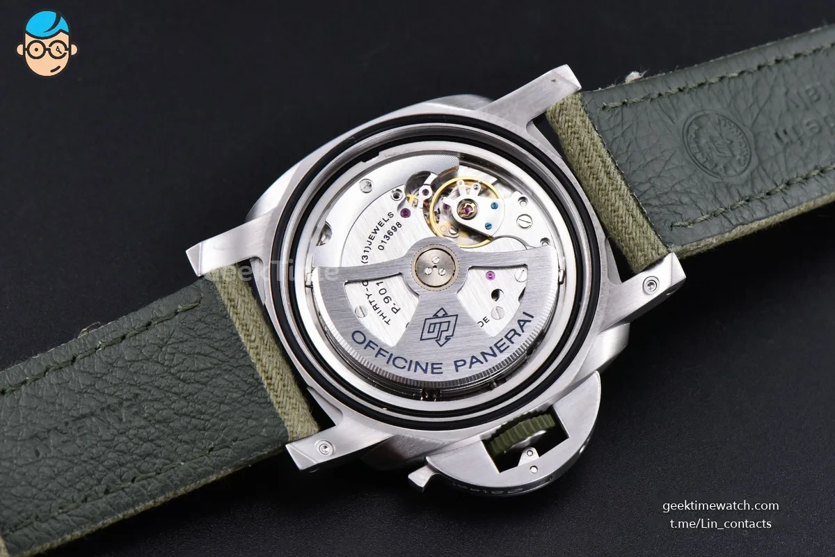 PAM1356 Luminor Marina 44mm VSF Green Dial Green Nylon Strap P9010