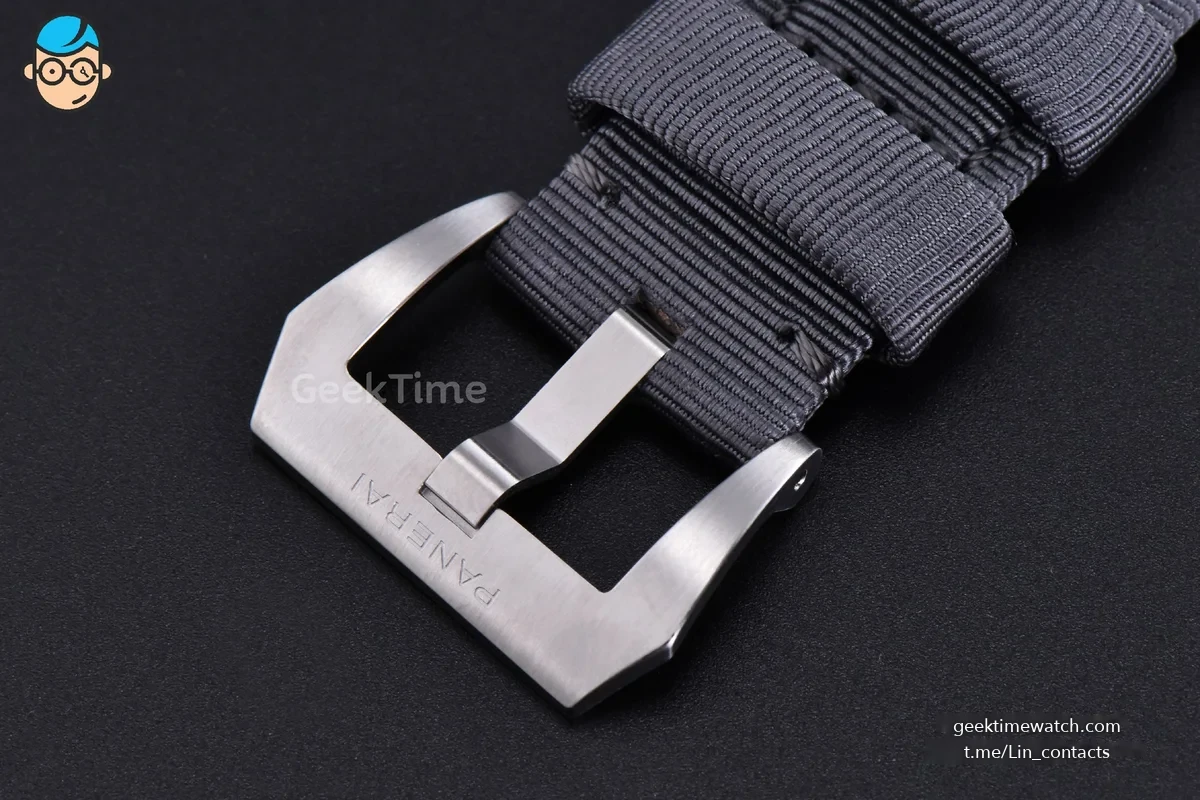 PAM1358 Luminor Marina Grigio Roccia 44mm VSF Black Dial Grey Nylon Strap P9010