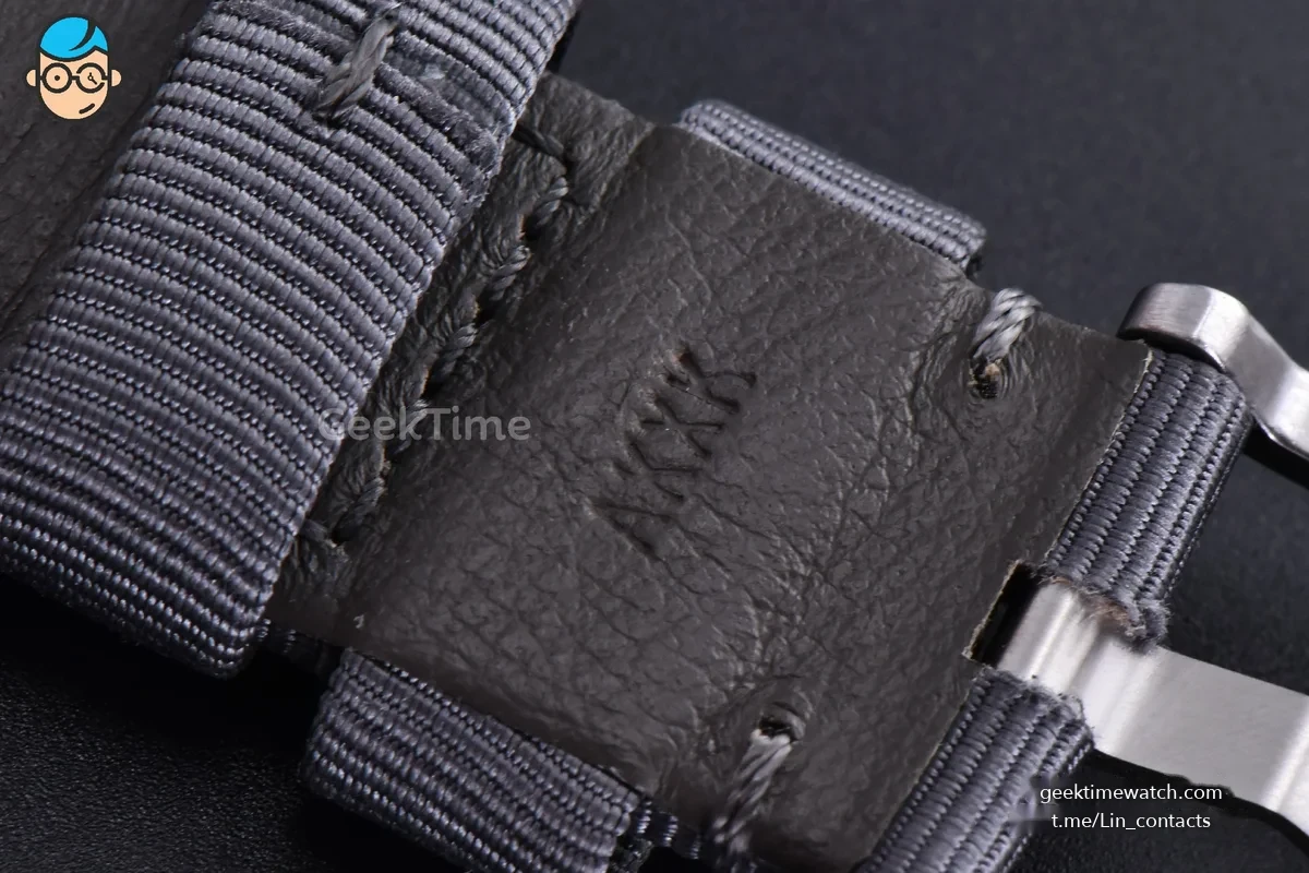 PAM1358 Luminor Marina Grigio Roccia 44mm VSF Black Dial Grey Nylon Strap P9010