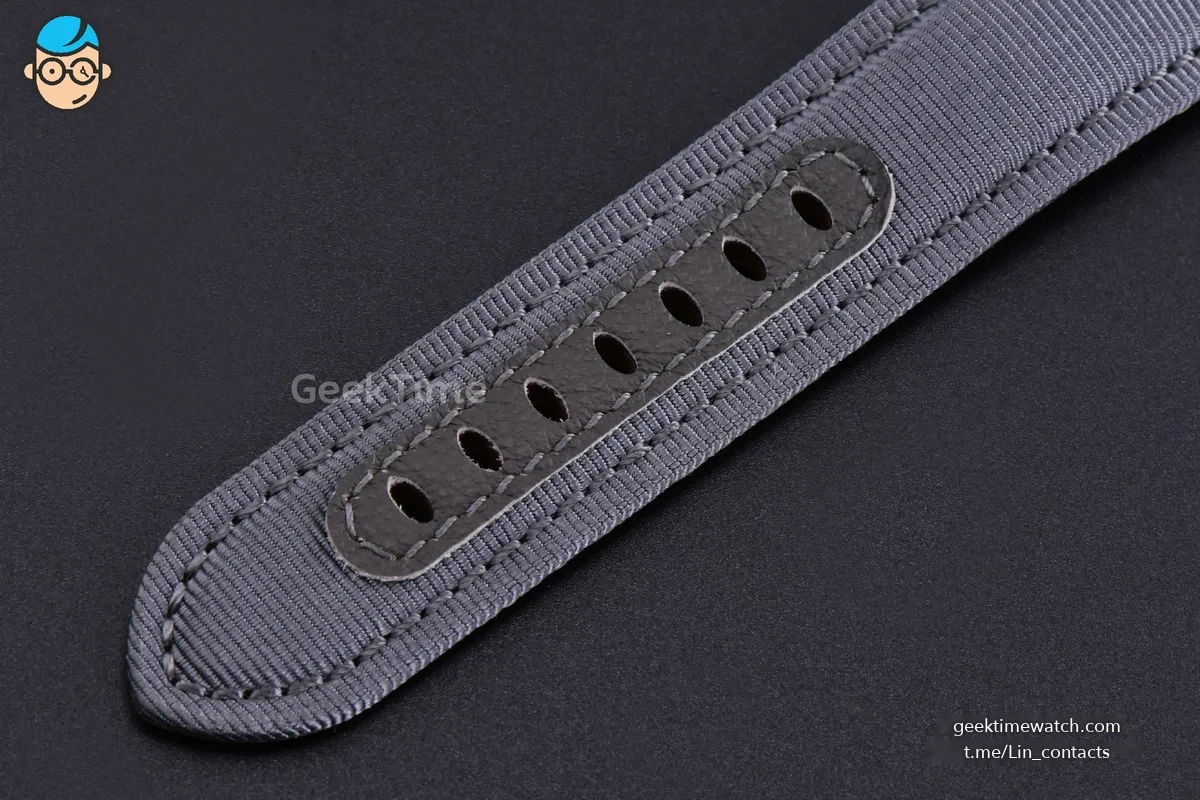 PAM1358 Luminor Marina Grigio Roccia 44mm VSF Black Dial Grey Nylon Strap P9010